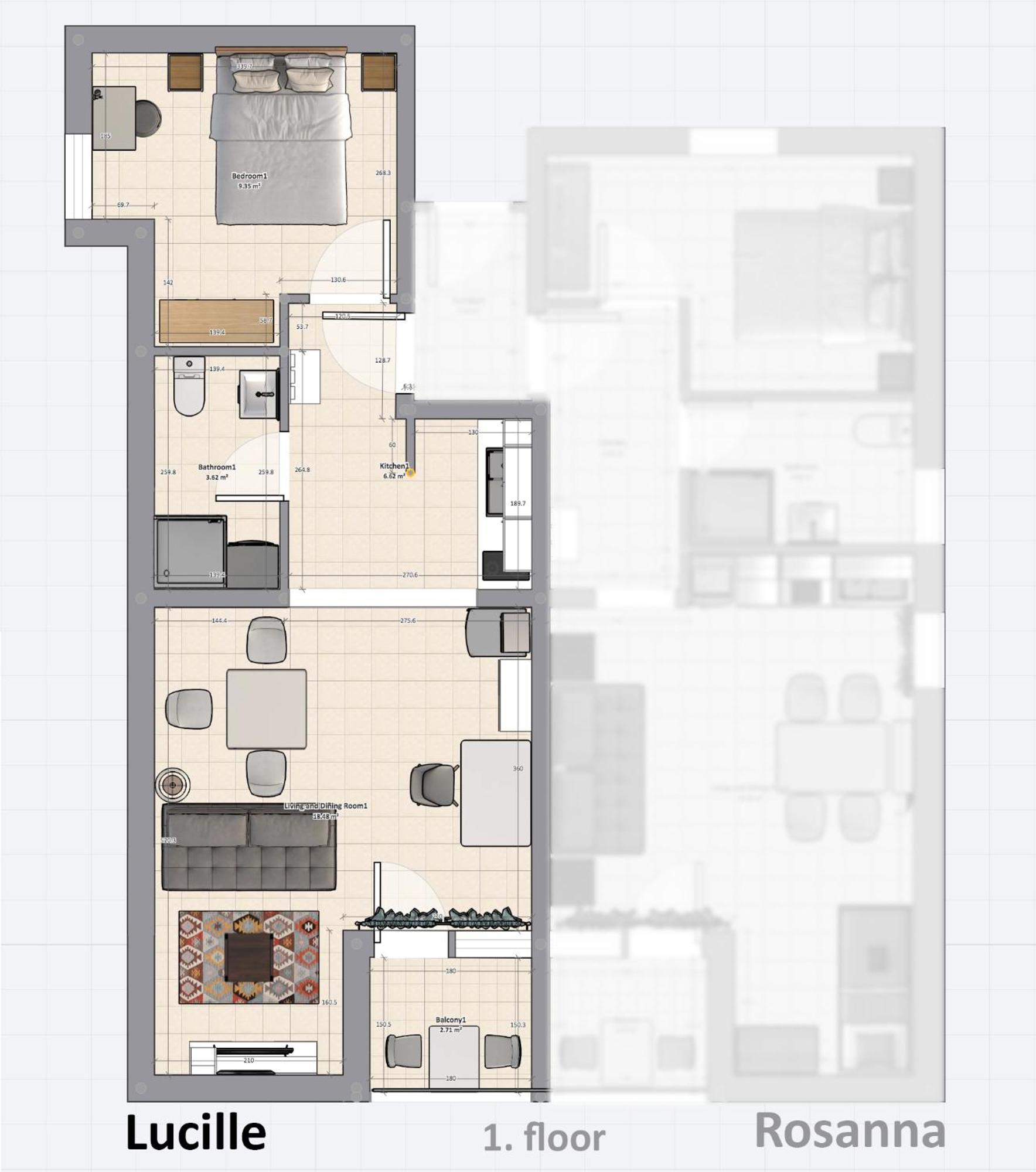 Apartment Lucille In Center Of Рабац Екстер'єр фото
